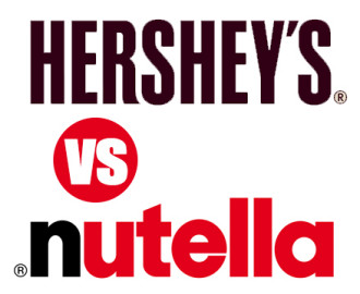 hershey's vs nutella